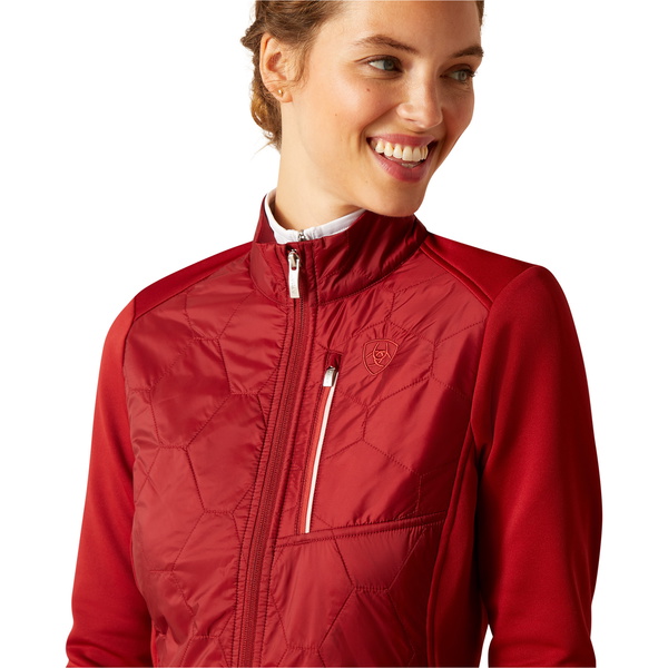 2024 Ariat Womens Fusion Insulated Riding Jacket 10048761 - Sun - Dried Tomato
